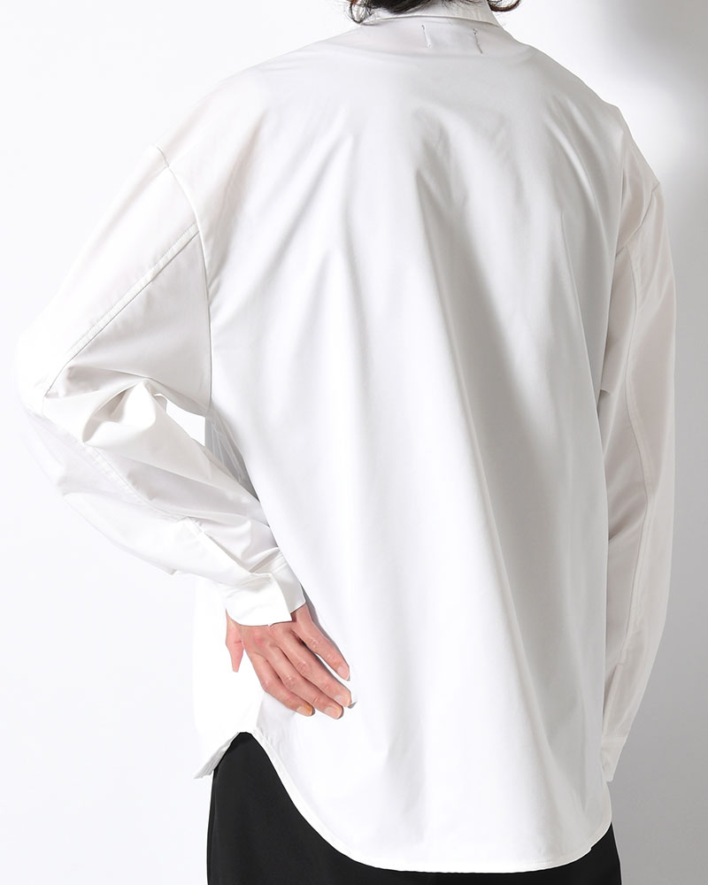 SNAP EASY SHIRT -WHITE-