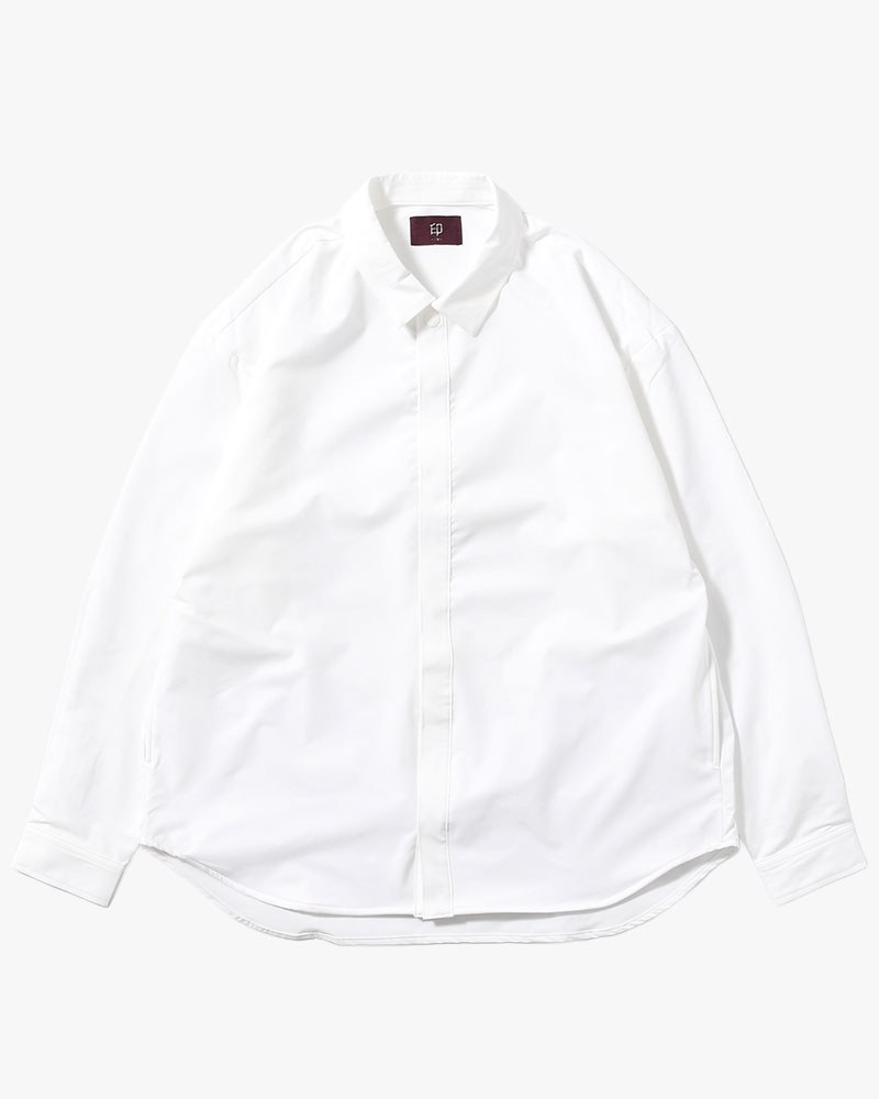 SNAP EASY SHIRT -WHITE-