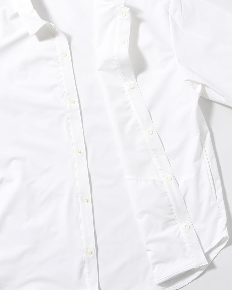 SNAP EASY SHIRT -WHITE-