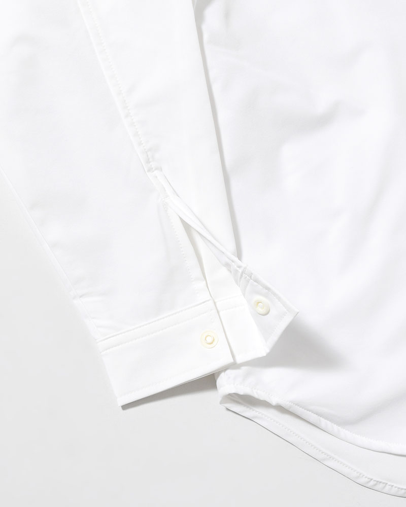 SNAP EASY SHIRT -WHITE-