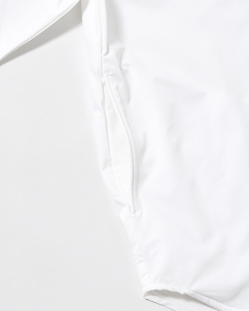 SNAP EASY SHIRT -WHITE-