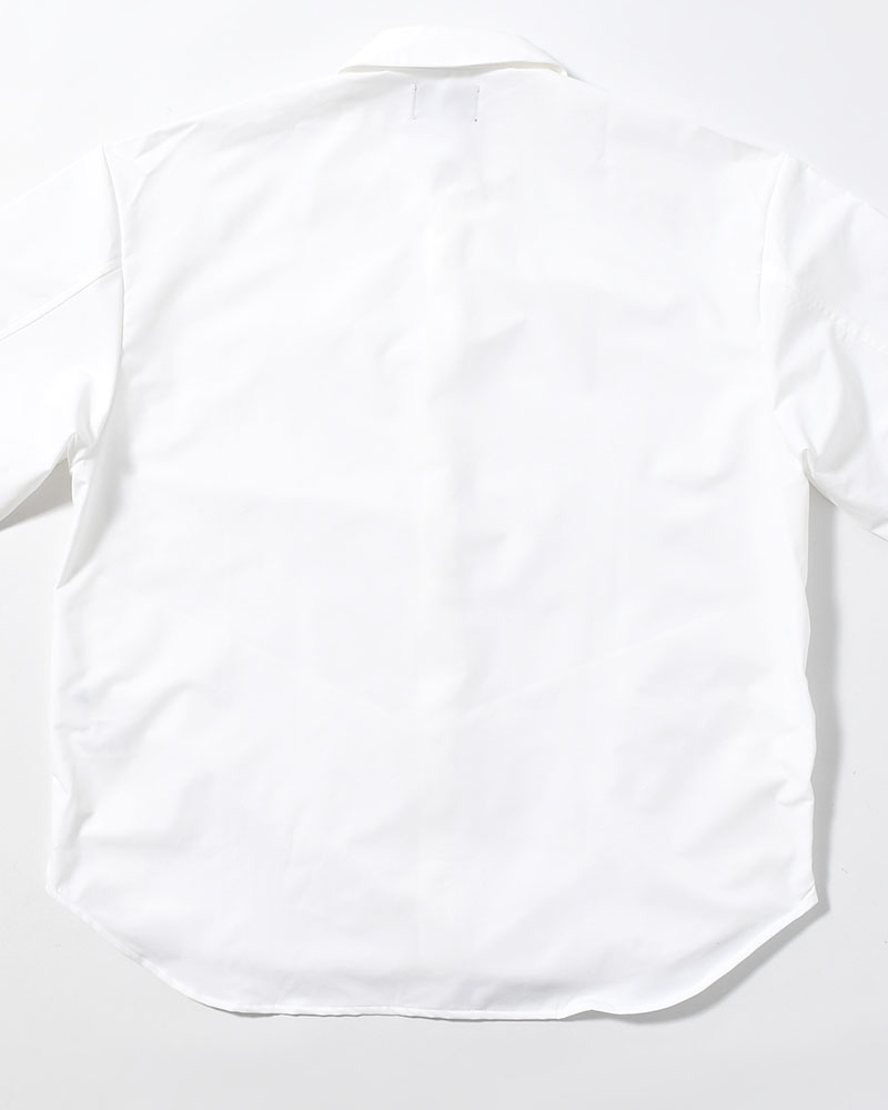 SNAP EASY SHIRT -WHITE-