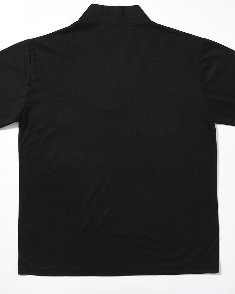 和 NECK S/S TEE -BLACK-