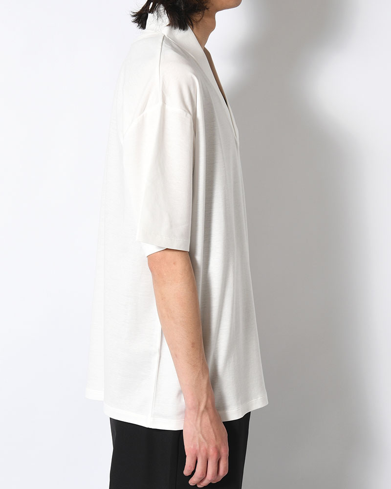 和 NECK S/S TEE -WHITE-