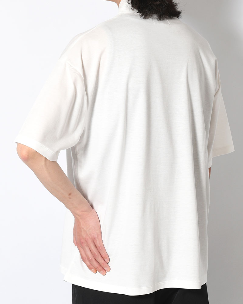 和 NECK S/S TEE -WHITE-