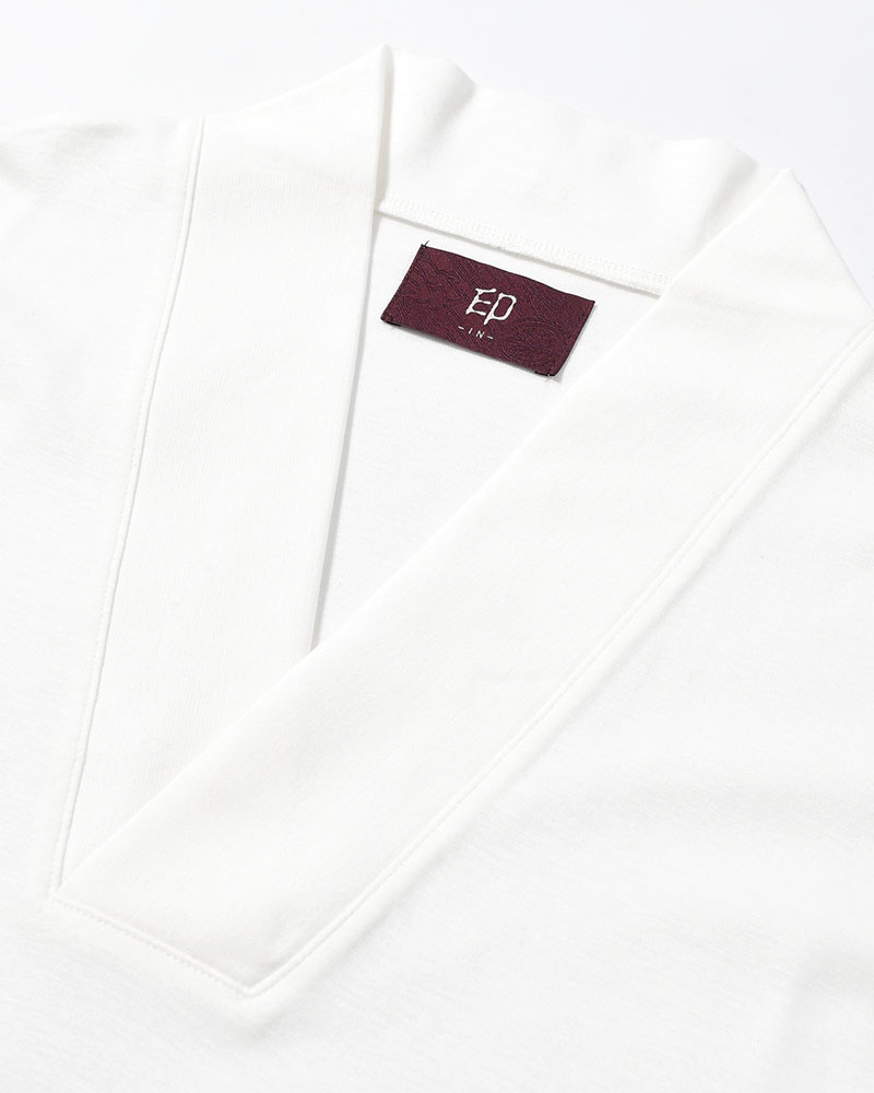 和 NECK S/S TEE -WHITE-