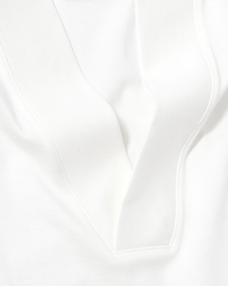 和 NECK S/S TEE -WHITE-