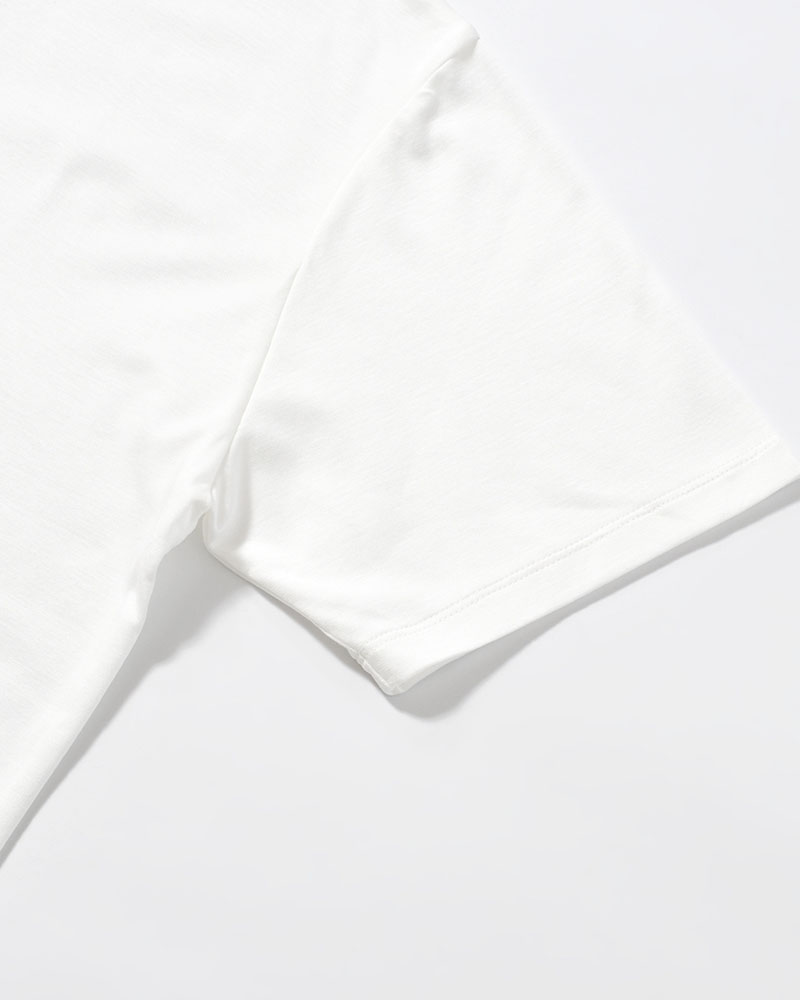 和 NECK S/S TEE -WHITE-
