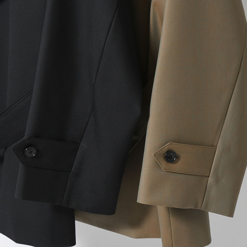 BELTED SHORT TRENCH -2.COLOR-