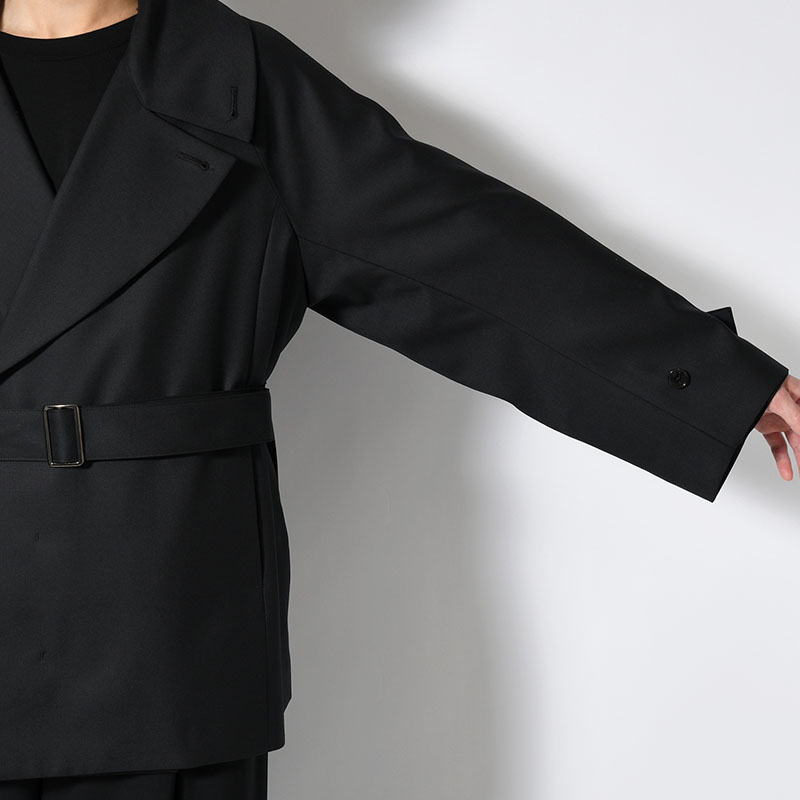 BELTED SHORT TRENCH -2.COLOR-