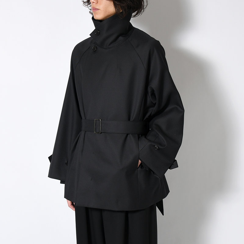 BELTED SHORT TRENCH -2.COLOR-