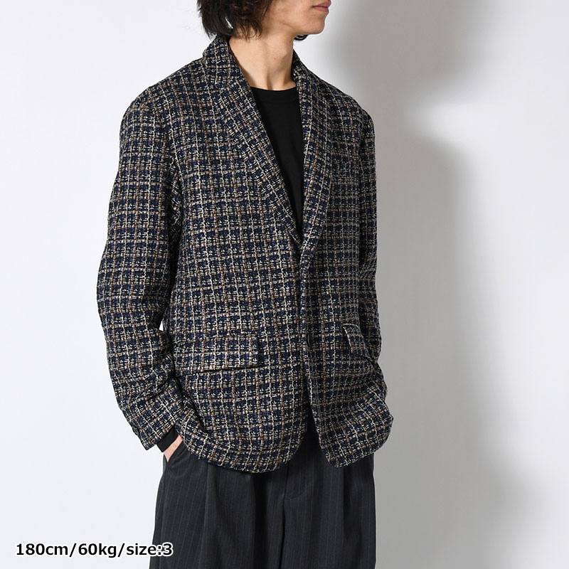 SUMMER TWEED TAILORED JACKET -2.COLOR-
