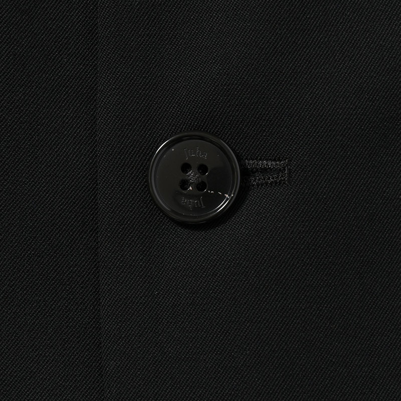 AIR TWILL TAILORED JACKET -BLACK-