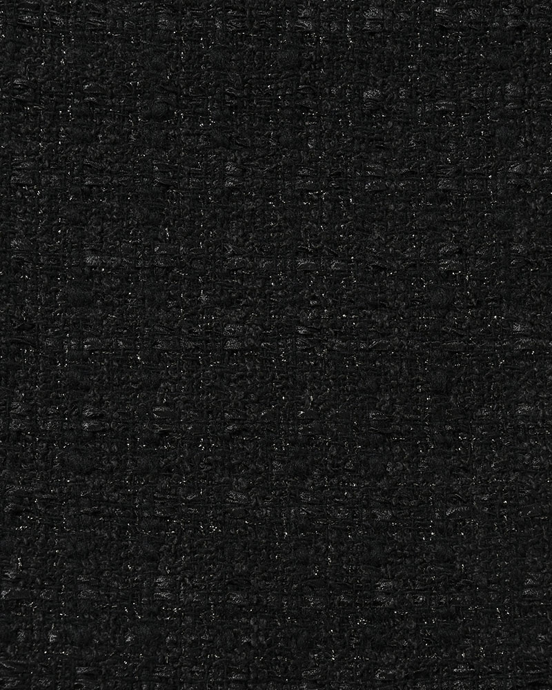 SUMMER TWEED P/O VEST -BLACK-