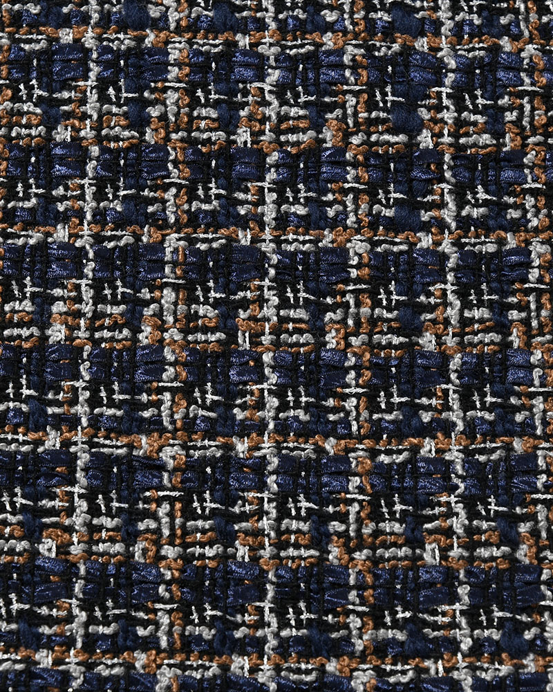 SUMMER TWEED P/O VEST -NAVY-