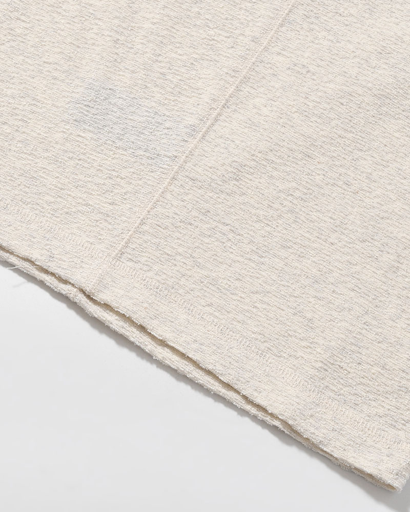 PILE SKIN TEE -ECRU-