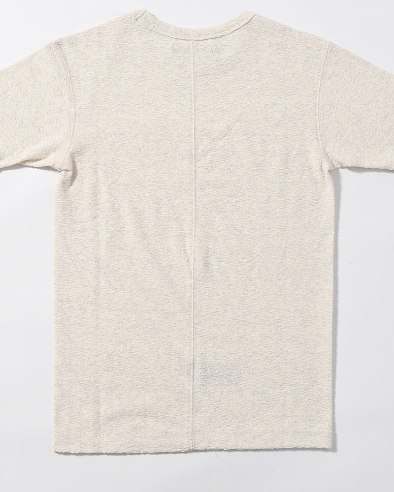 PILE SKIN TEE -ECRU-