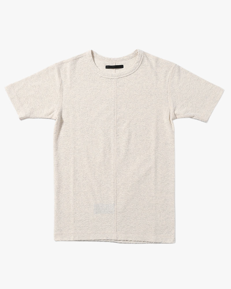 PILE SKIN TEE -ECRU-