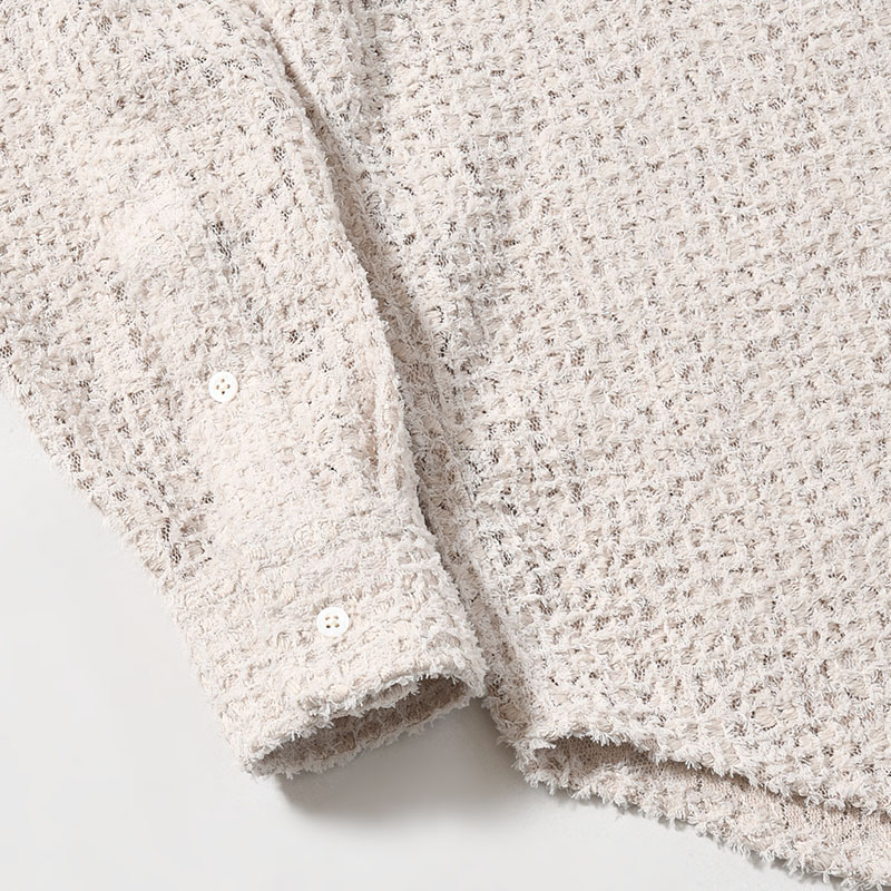 FEATHER LACE SHIRT -2.COLOR-