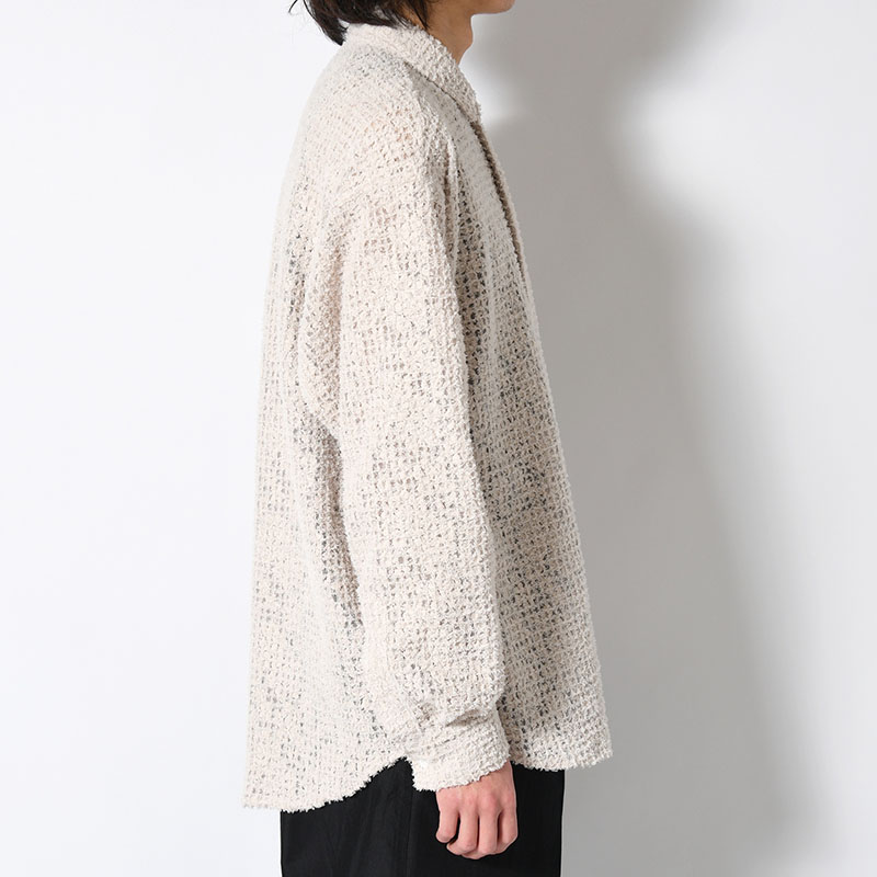 FEATHER LACE SHIRT -2.COLOR-