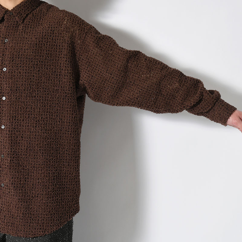 FEATHER LACE SHIRT -2.COLOR-