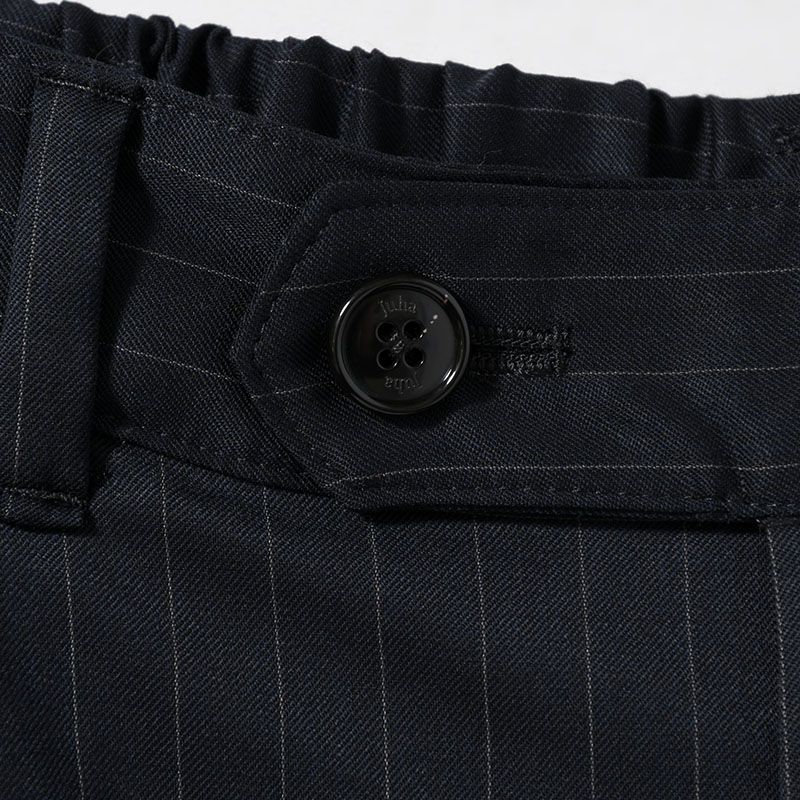 2TUCK WIDE PINSTRIPE PANTS -2.COLOR-