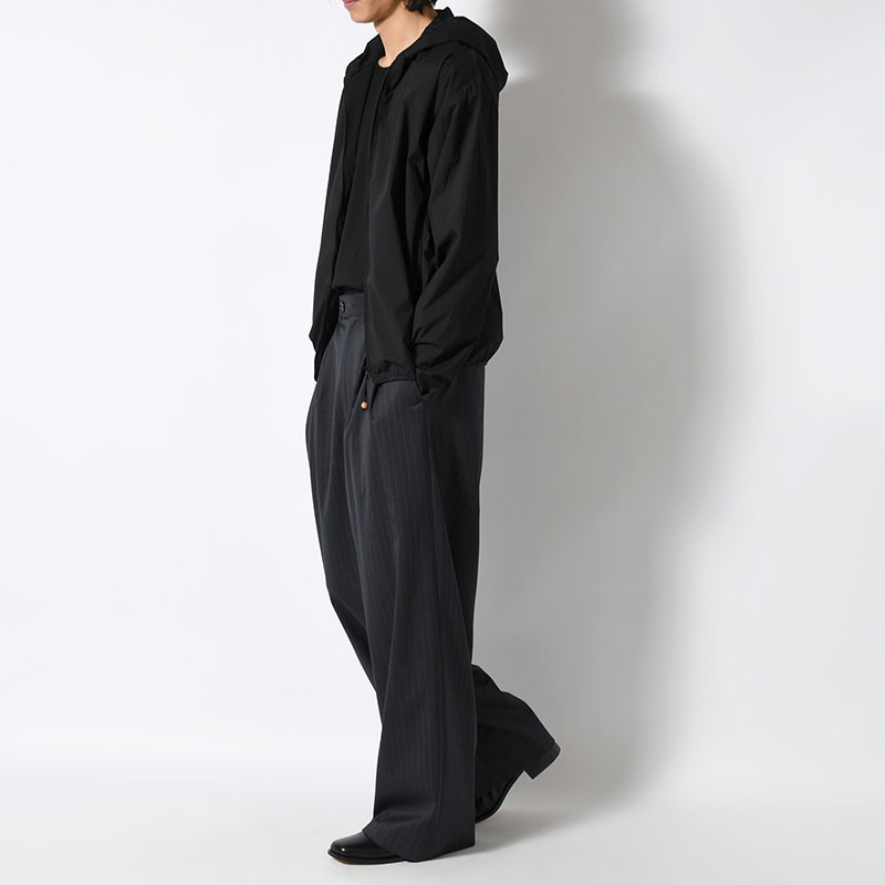 2TUCK WIDE PINSTRIPE PANTS -2.COLOR-
