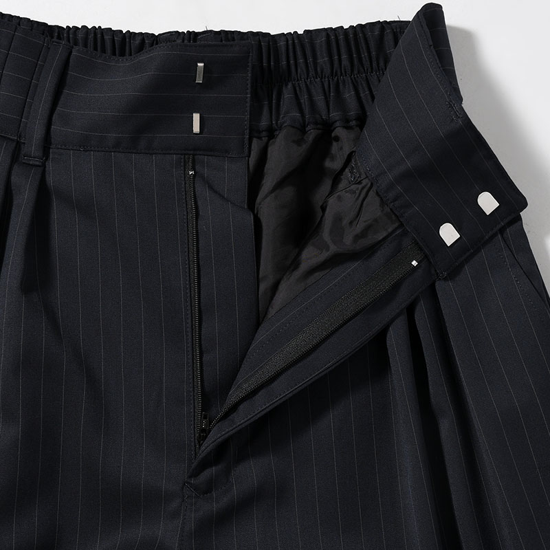 EXTREME WIDE PINSTRIPE PANTS -2.COLOR-