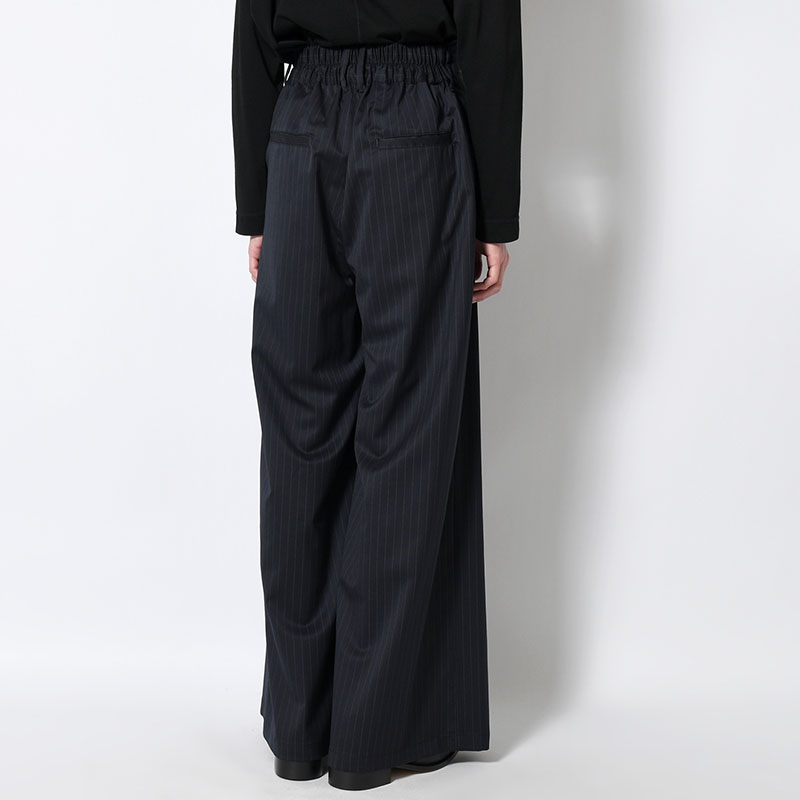 EXTREME WIDE PINSTRIPE PANTS -2.COLOR-