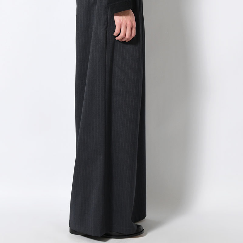 EXTREME WIDE PINSTRIPE PANTS -2.COLOR-