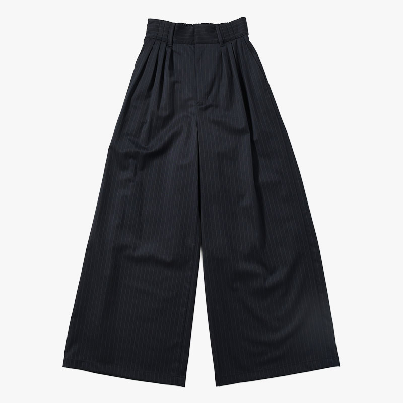 EXTREME WIDE PINSTRIPE PANTS -2.COLOR-