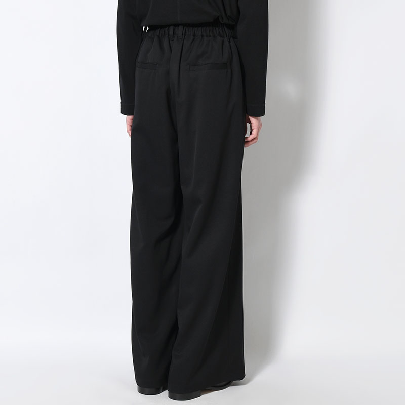 EXTREME WIDE EASY PANTS -BLACK-