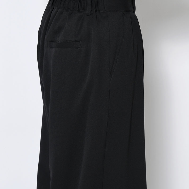 EXTREME WIDE EASY PANTS -BLACK-