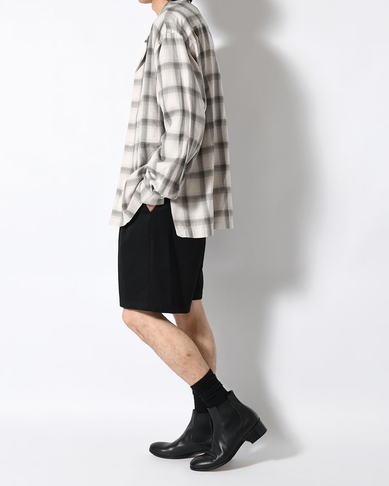 2TUCK EASY SHORTS -BLACK-