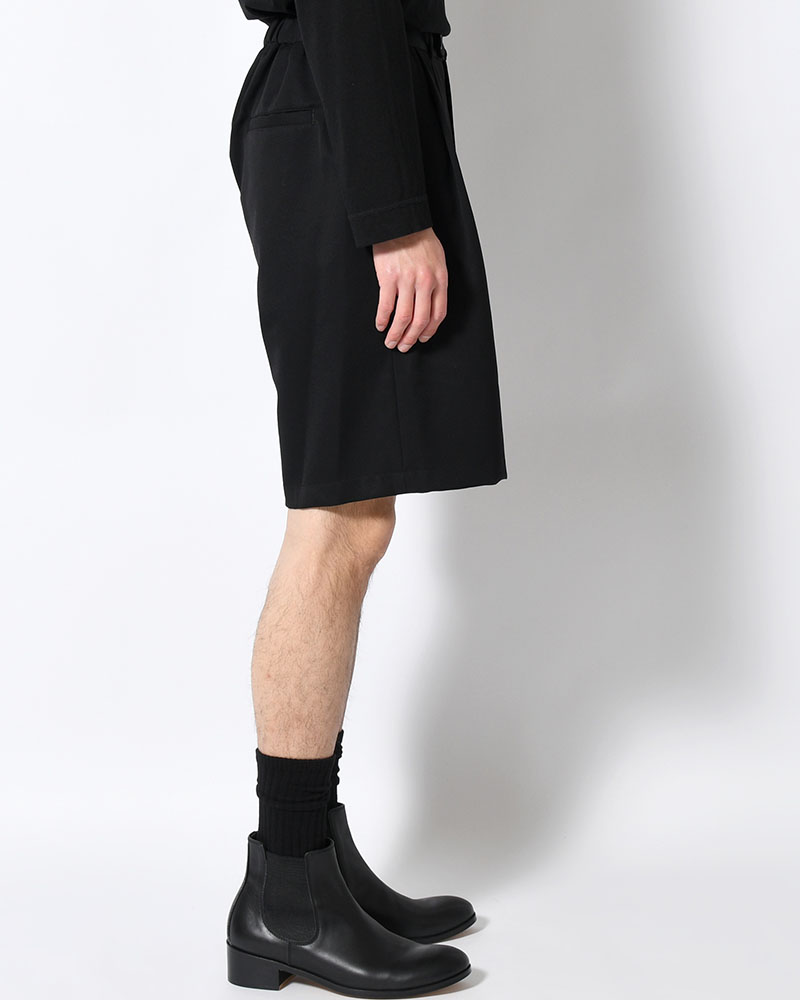 2TUCK EASY SHORTS -BLACK-