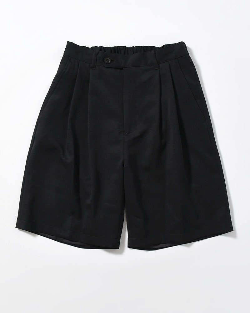 2TUCK EASY SHORTS -BLACK-