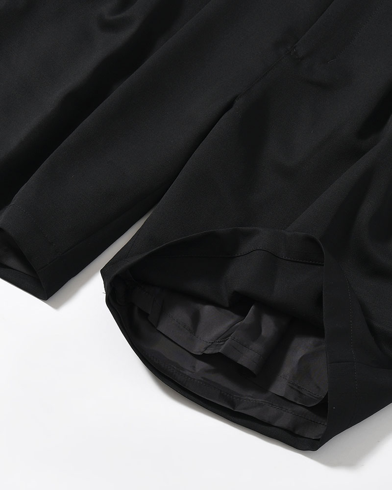2TUCK EASY SHORTS -BLACK-