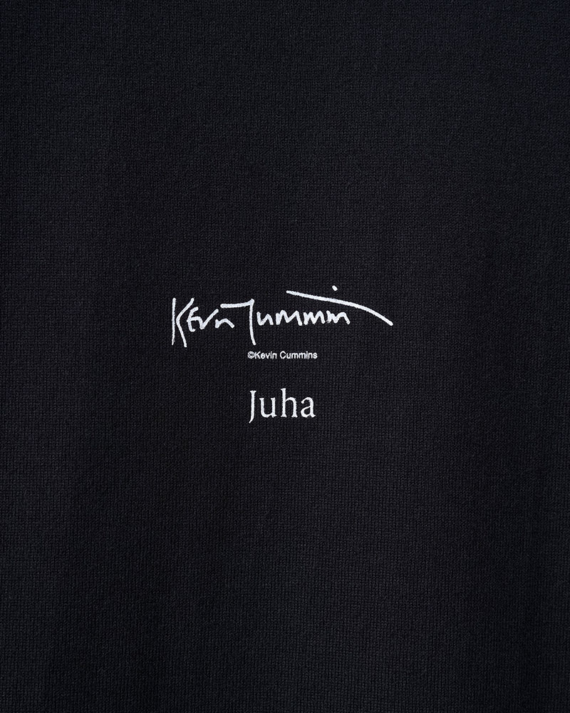 PATTI SMITH PHOTO TEE by KEVIN CUMMINS -BLACK-