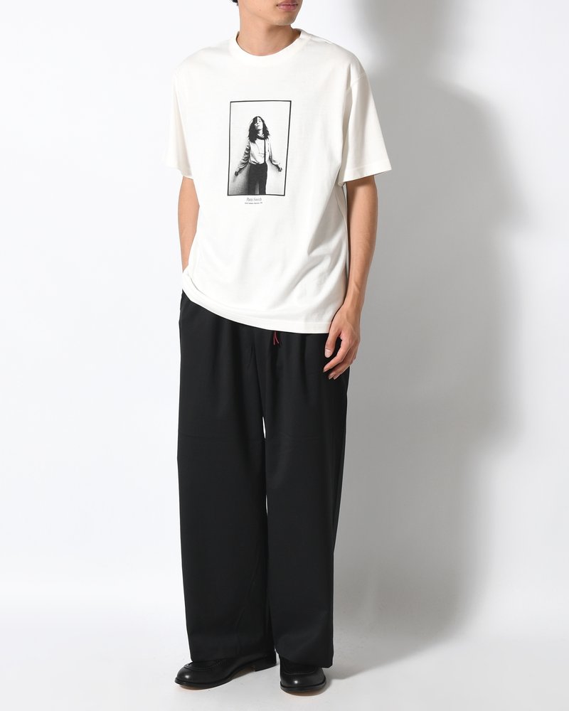 PATTI SMITH PHOTO TEE by KEVIN CUMMINS -WHITE-
