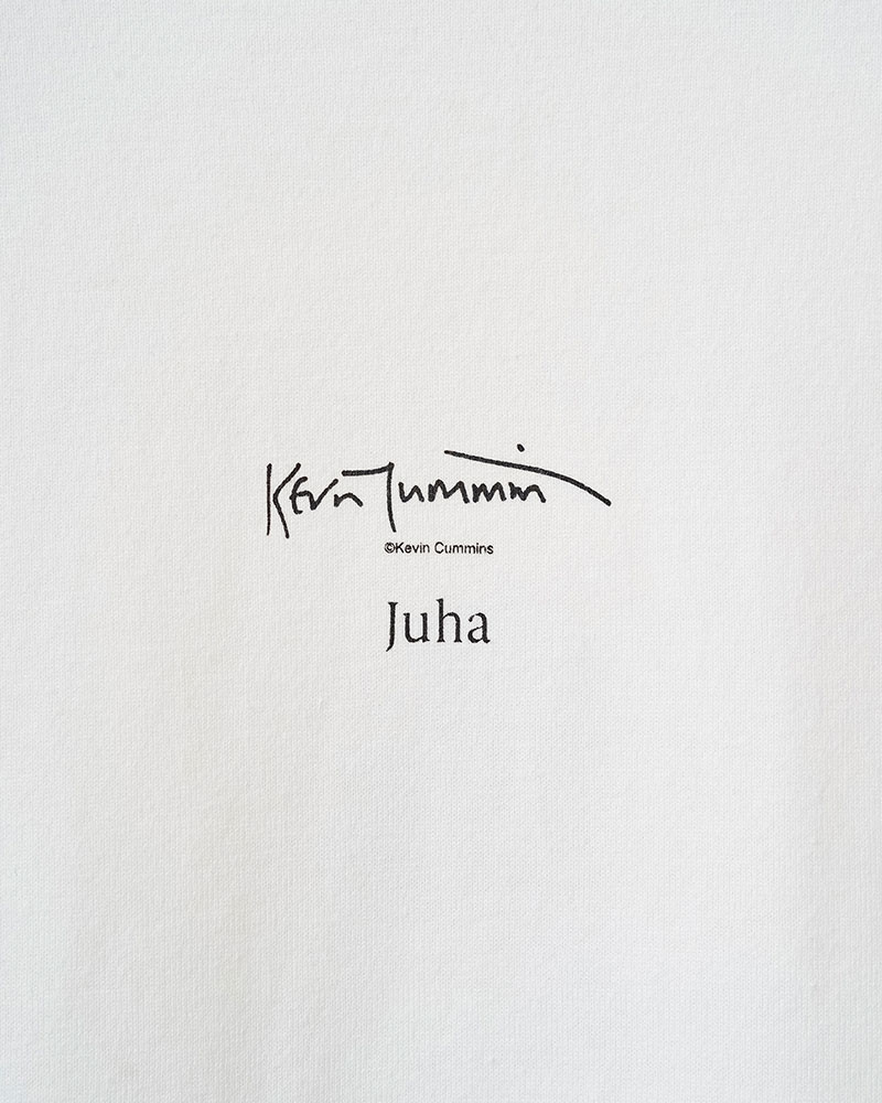 PATTI SMITH PHOTO TEE by KEVIN CUMMINS -WHITE-