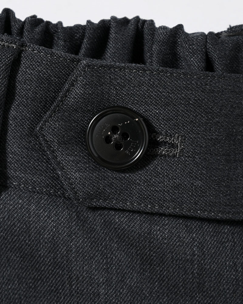 2TUCK WIDE EASY PANTS -GRAY-