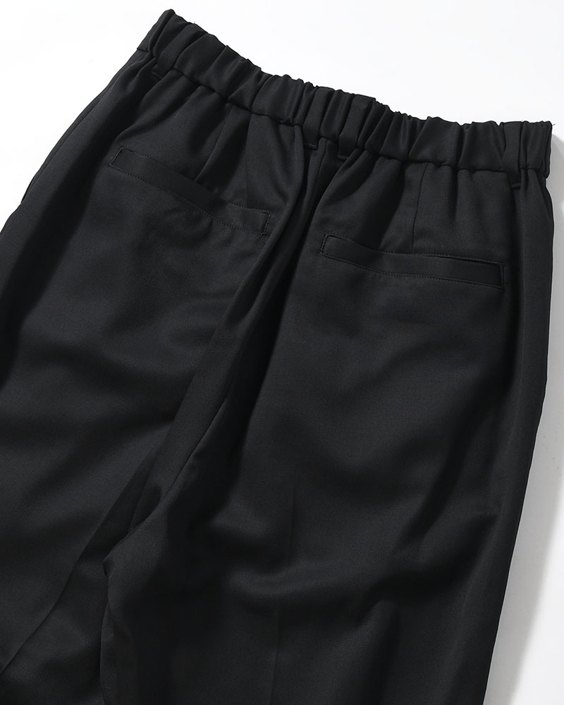 FLUID FLARE PANTS -BLACK-