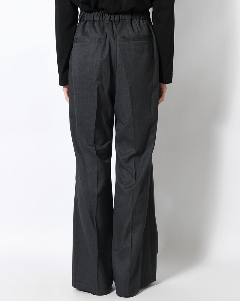 FLUID FLARE PANTS -GRAY-