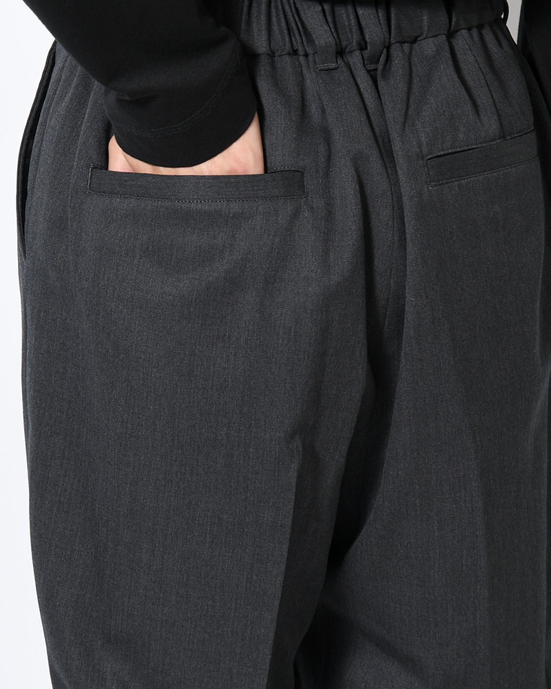 FLUID FLARE PANTS -GRAY-