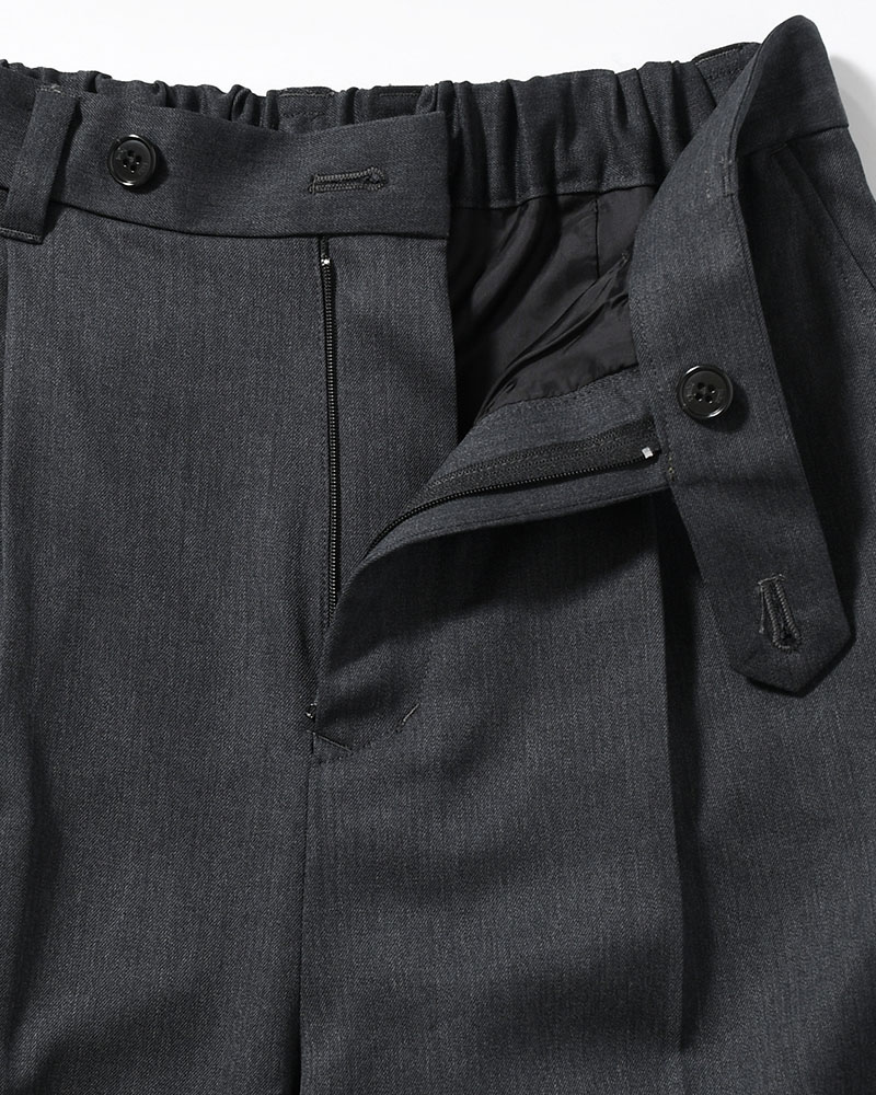 FLUID FLARE PANTS -GRAY-