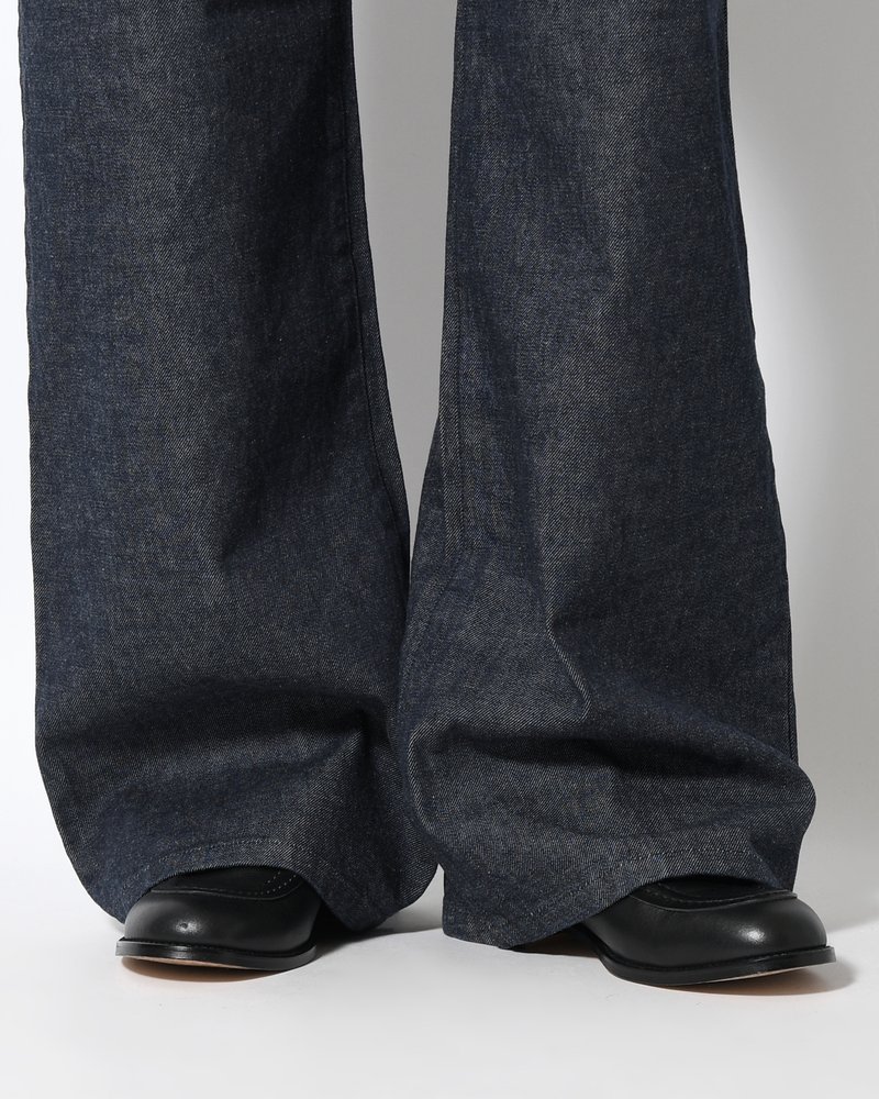 FORMED WIDE DENIM(ONE WASH) -INDIGO-