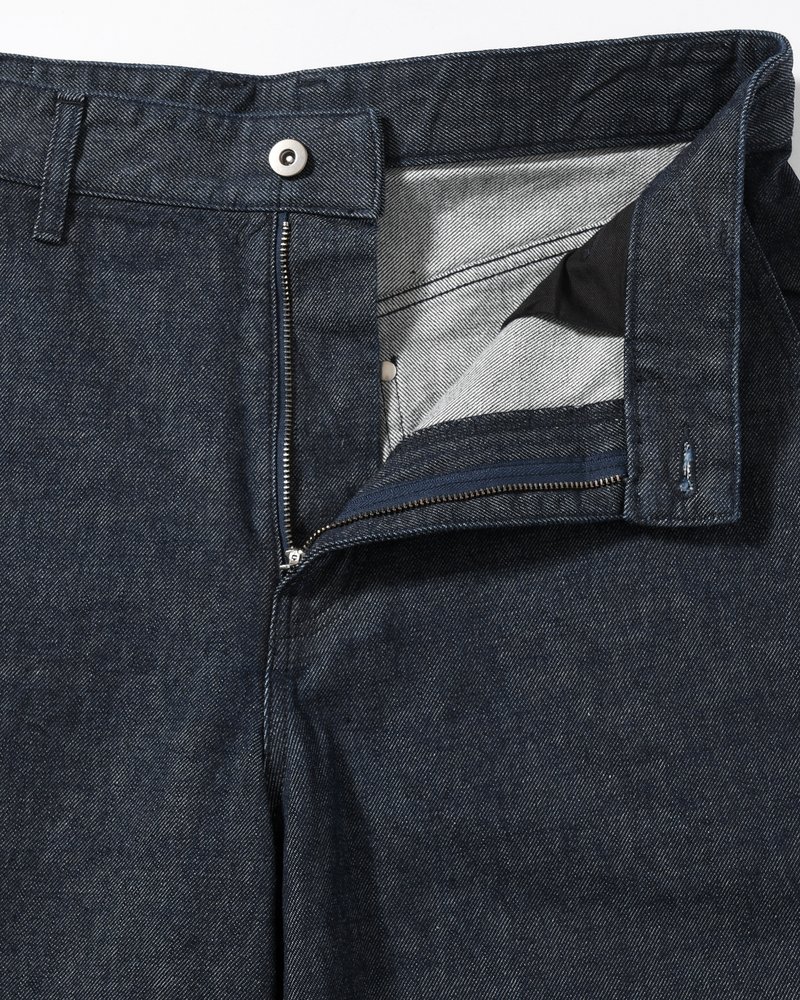 FORMED WIDE DENIM(ONE WASH) -INDIGO-