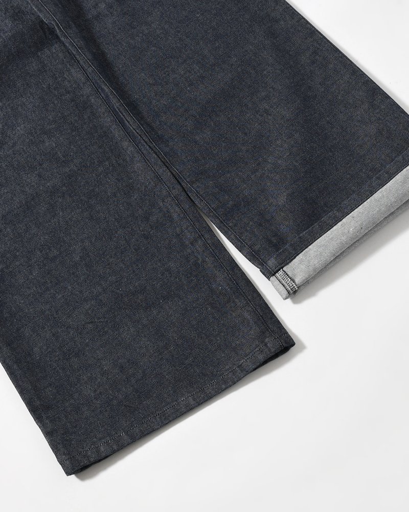 FORMED WIDE DENIM(ONE WASH) -INDIGO-