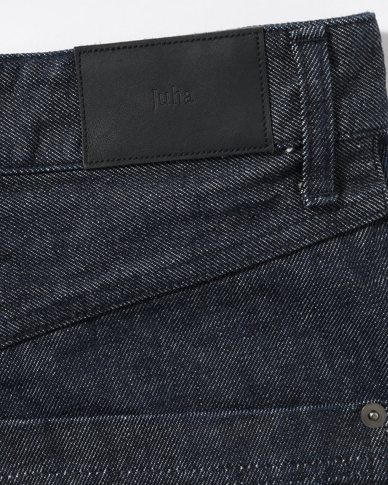 FORMED WIDE DENIM(ONE WASH) -INDIGO-