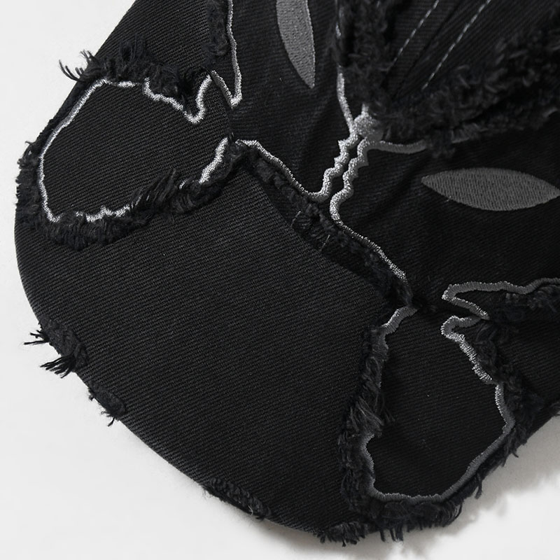 ALIEN KISS WINGED BASEBALL CAP -BLACK-